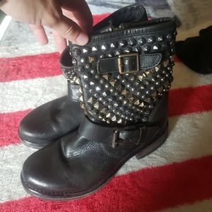 Studded boots
